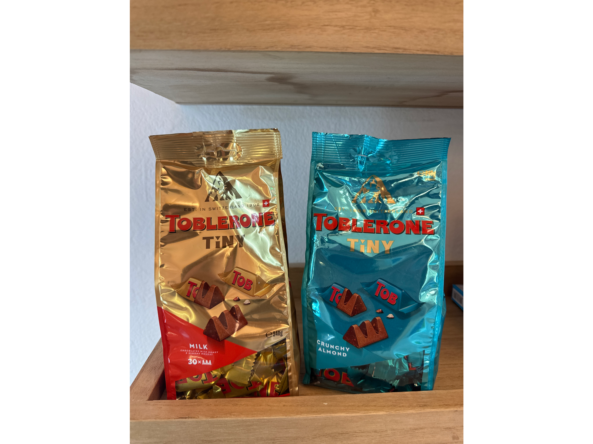Toblerone bolsa x200 gr -30 unidades