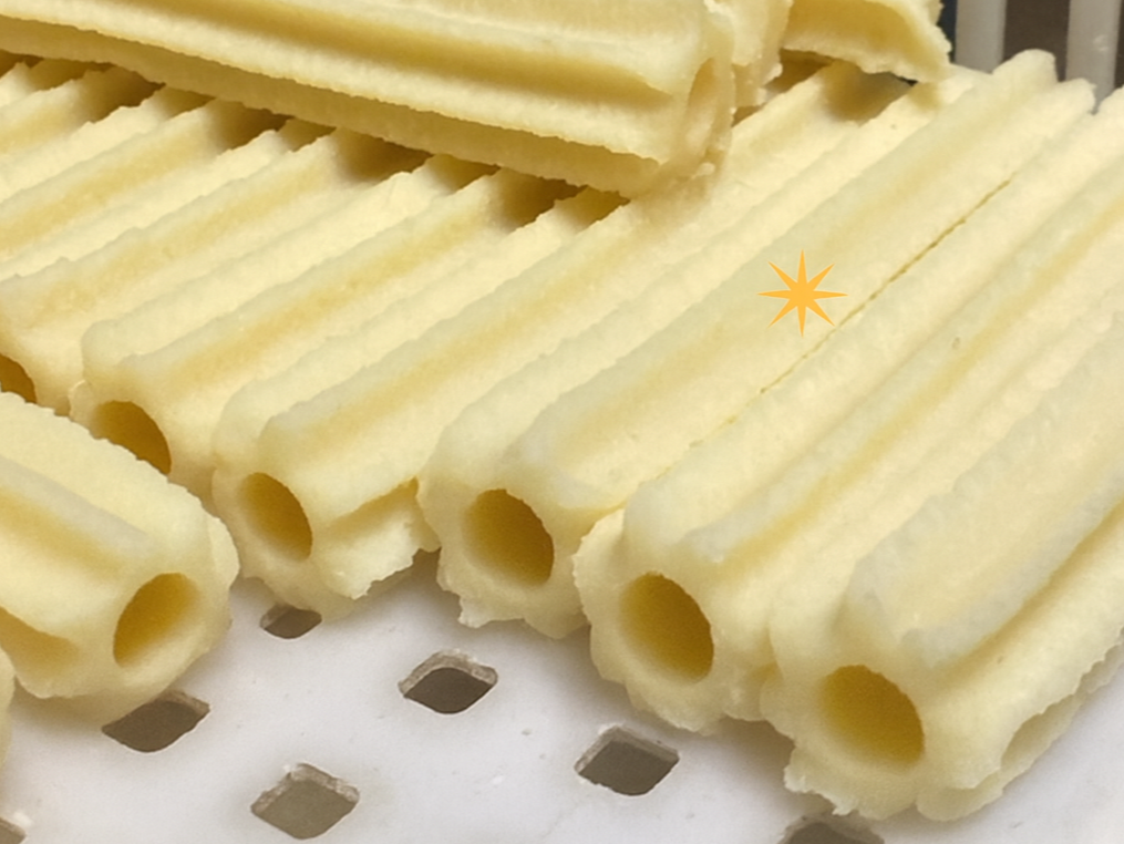Churros 14 cm con agujeros
