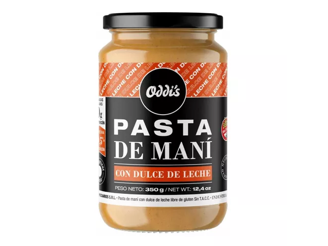 Pasta de maní "Oddis" Con Dulce de Leche