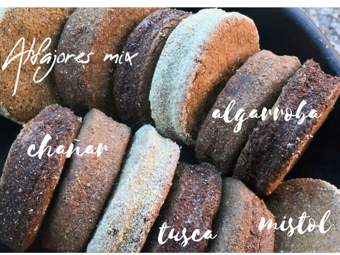 Mix Alfajores del monte Algarroba/Mistol/Chañar/Tusca (con dulce de leche) x 6