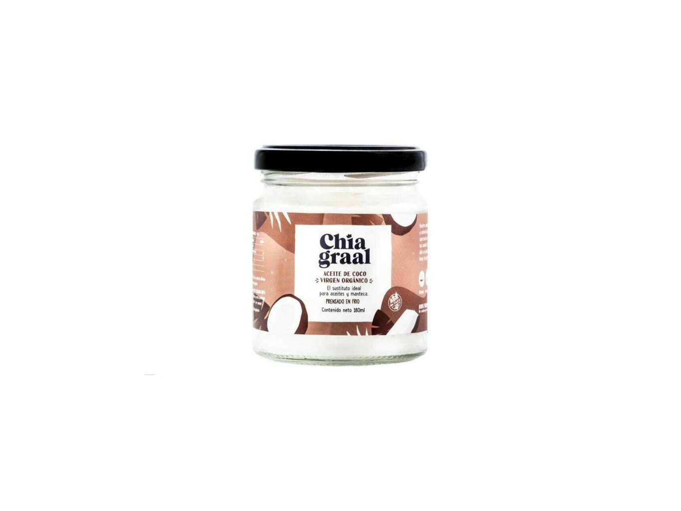 Aceite de coco Virgen "Chía Graal" (Prensado en frío)