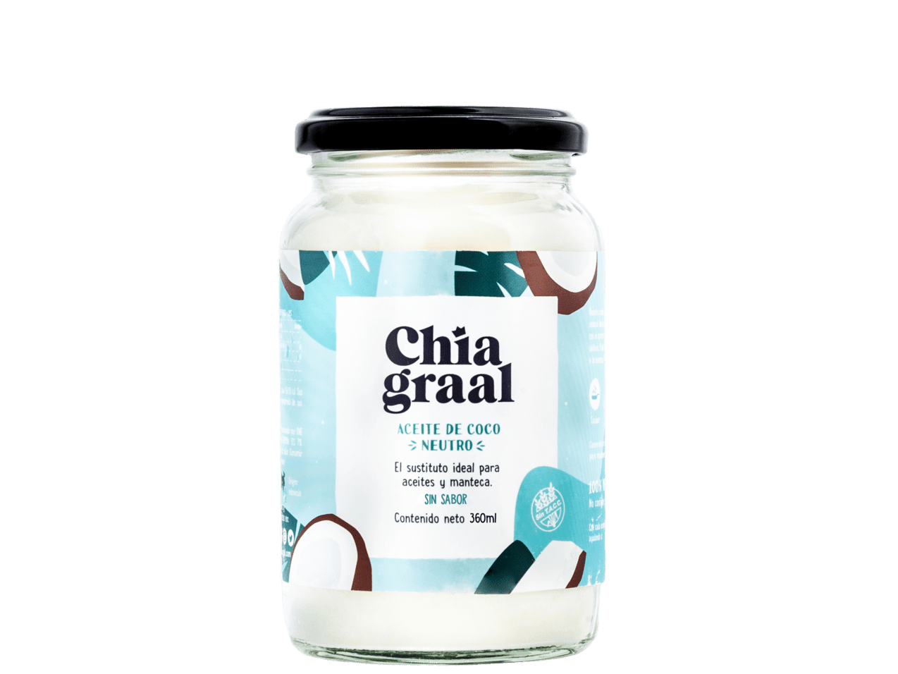 Aceite de coco Neutro "Chía Graal"