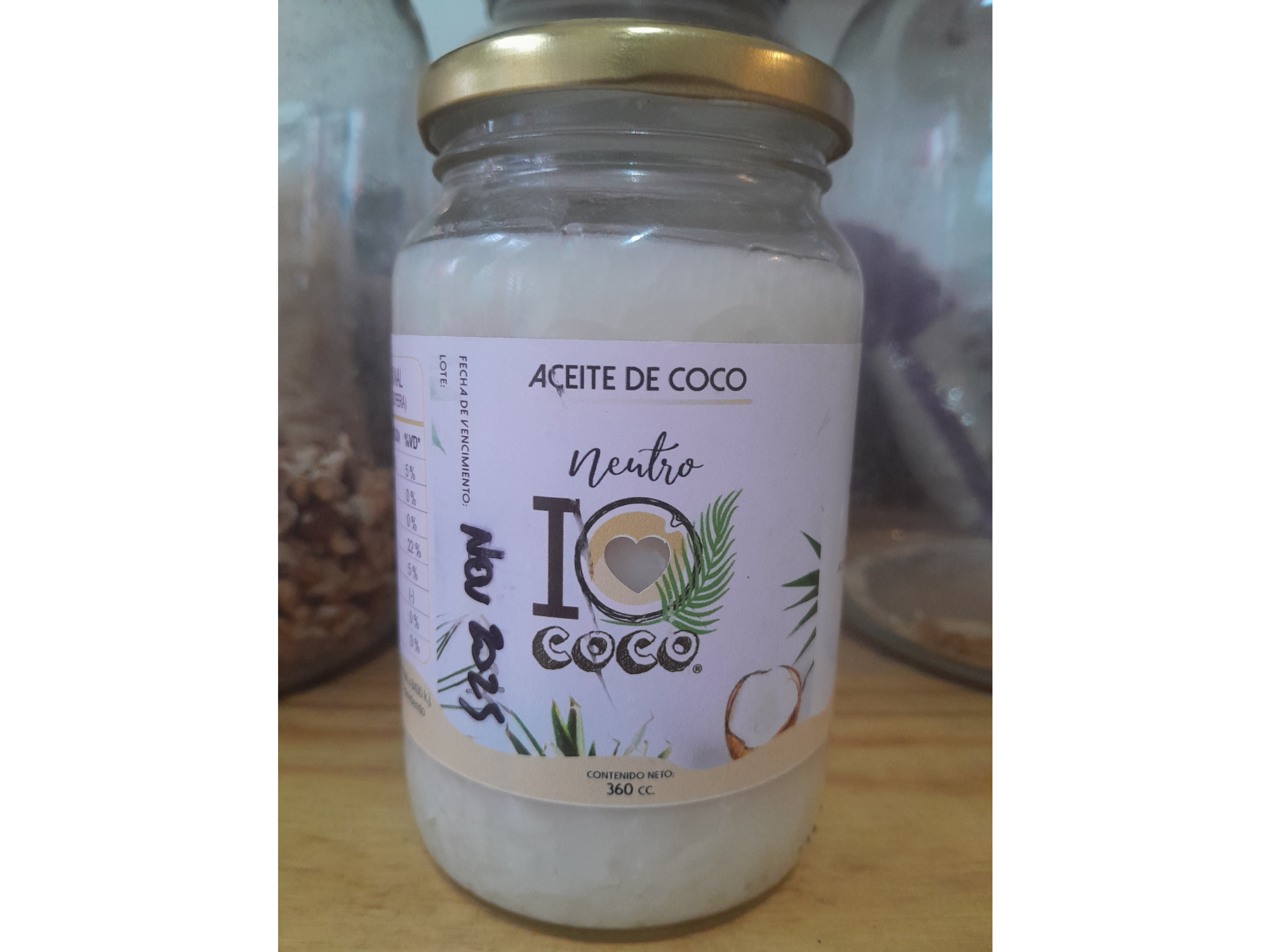 Aceite de coco Neutro "i Love Coco"