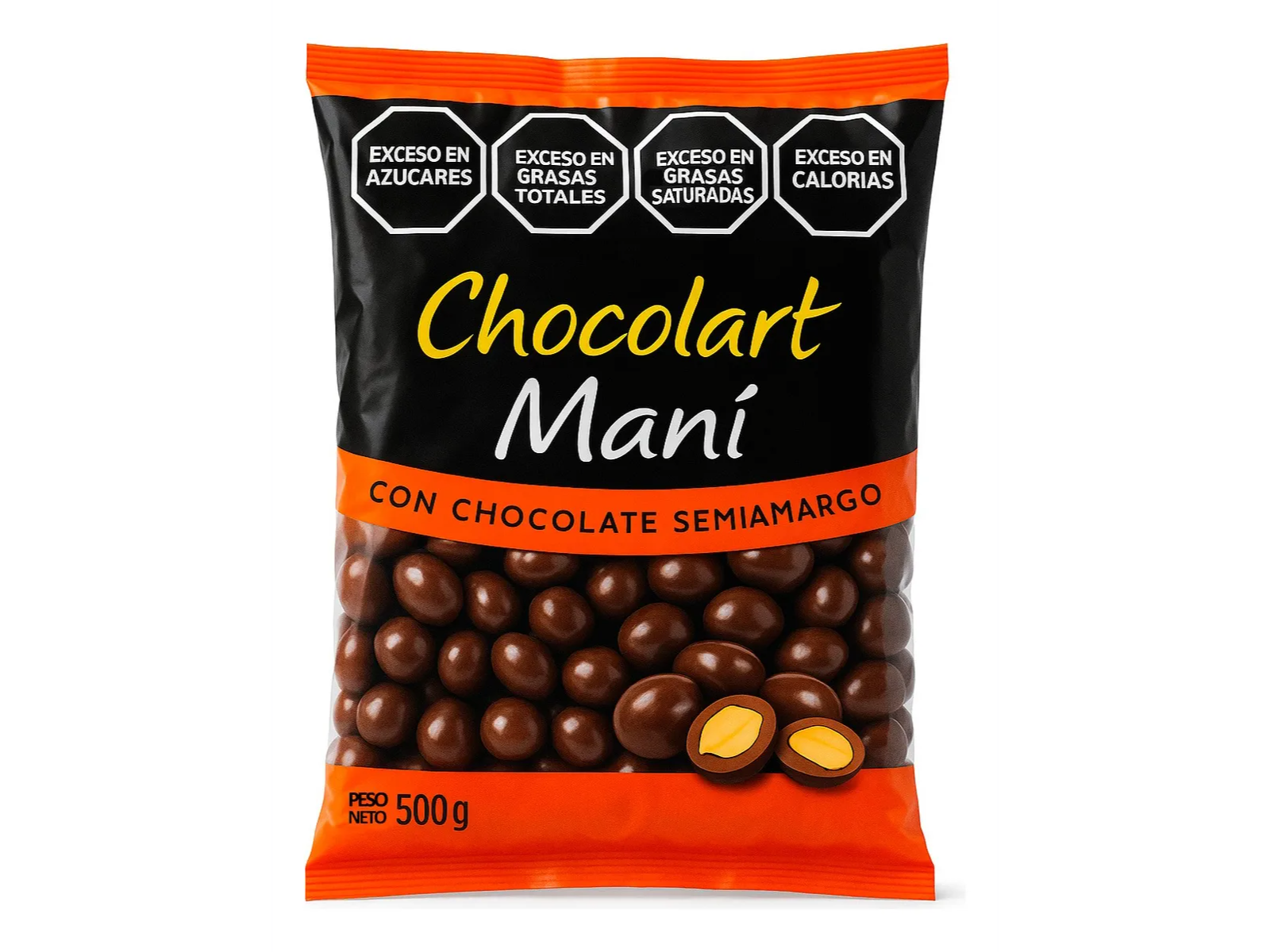 Maní con chocolate "Chocolart"