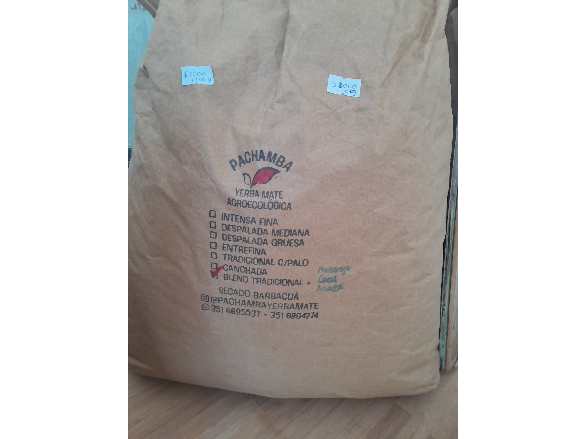 Tradicional con palo "Pachamba"