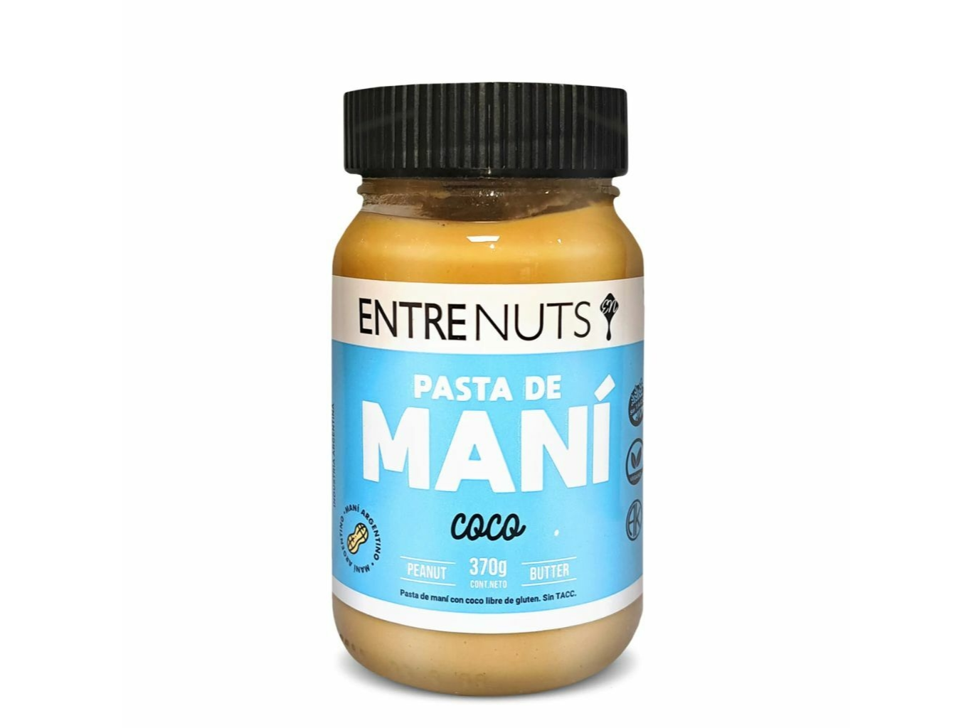 Pasta de maní "Entrenuts" con Coco