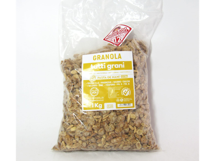 "Tutti Grani" con Pasta de Maní