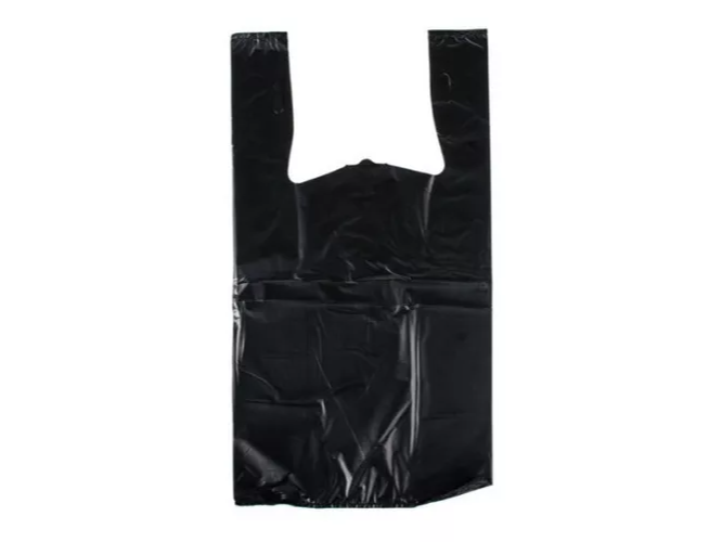 BOLSA CAMISETA 40 X 50 NEGRE REFORZADA  X 100 UNID.