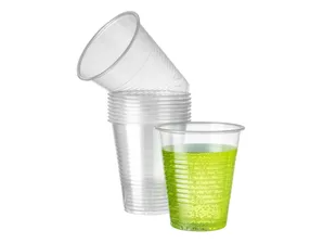 VASO PLASTICO TRANSPARENTE 300 CC X 100 UNID.