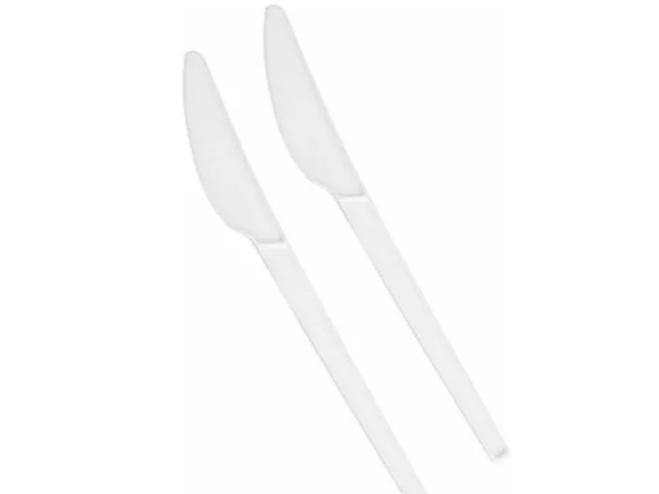 CUCHILLO BLANCO X 100 UNIDADES