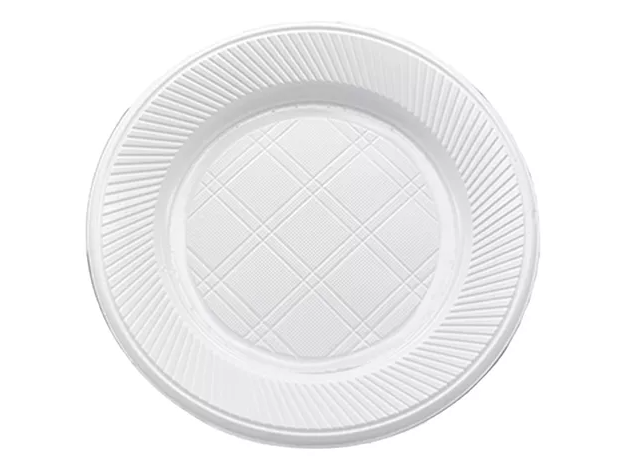 PLATO PARA TORTA BLANCO 17 CM X 50 UNID.