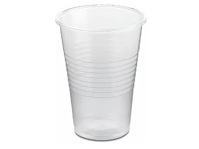 VASO PLASTICO TRANSPARENTE 220 CC X 100 UNID.