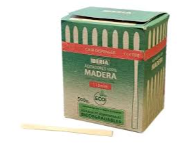 AGITADORES DE MADERA IBERIA 11 CM X 500 UNI