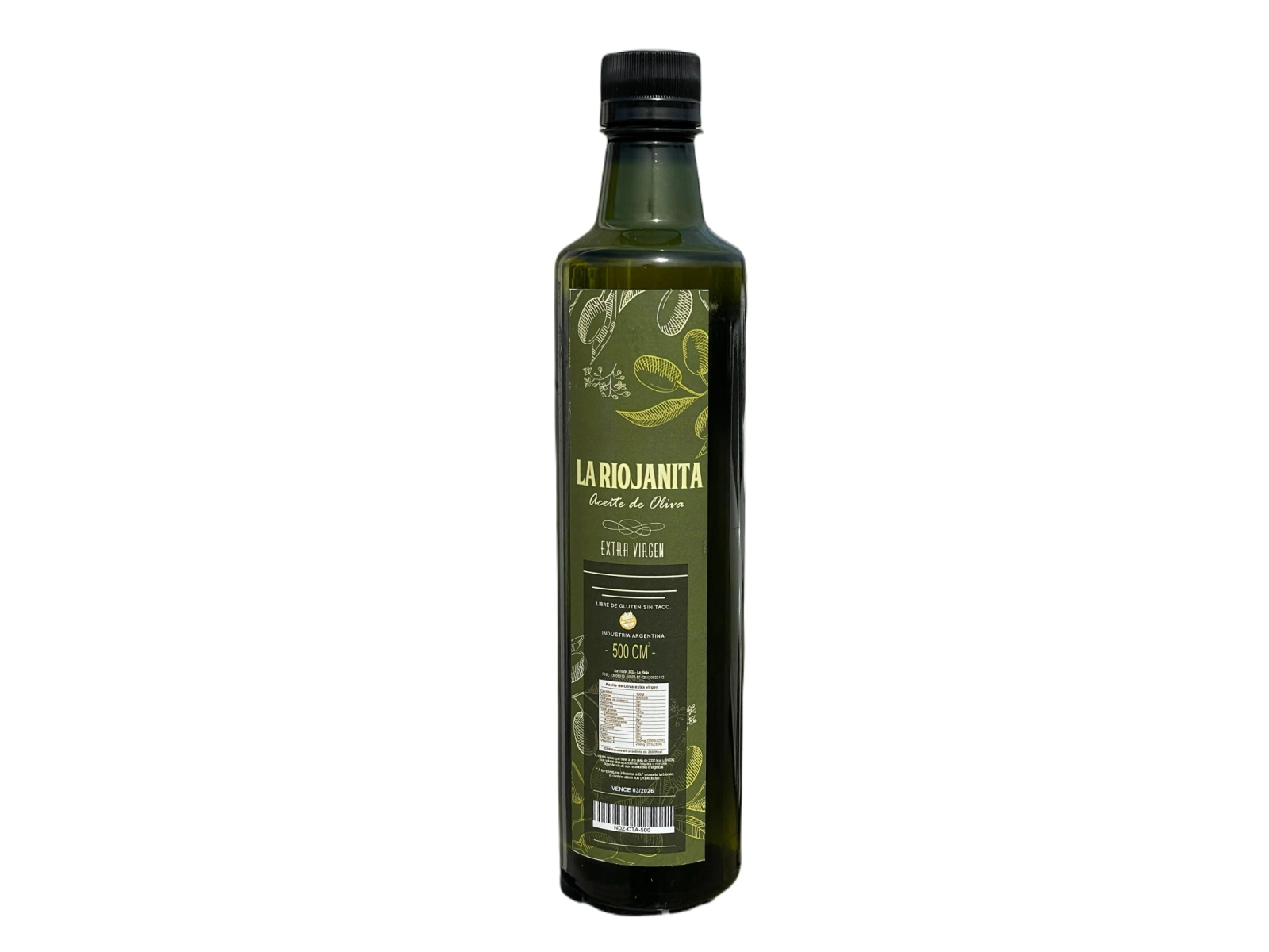 Aceite de oliva 500ML La riojanita