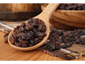 Pasas de uva morochas sin semilla