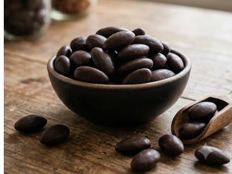 ALMENDRAS recubiertos de CHOCOLATE