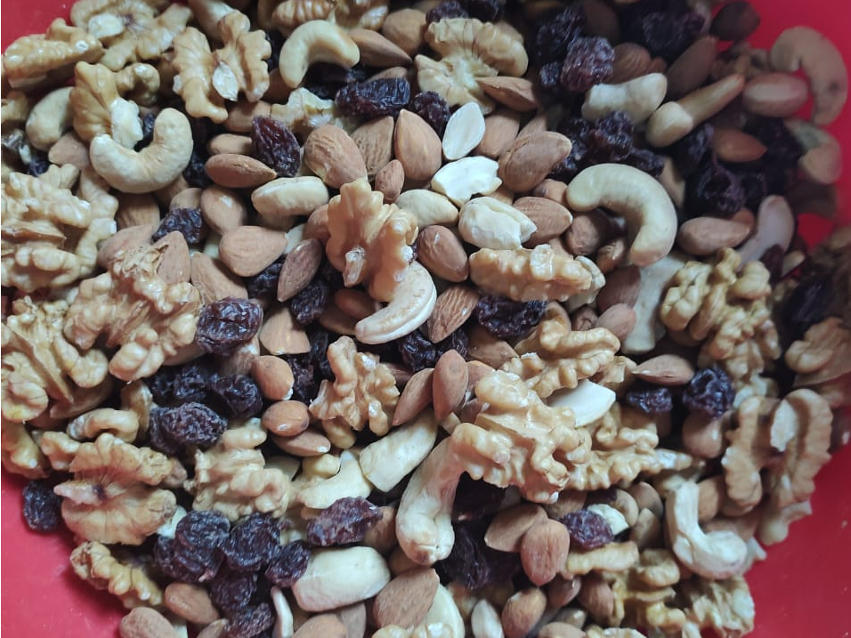 Mix seco con pasas