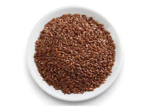 Semilla de lino marron