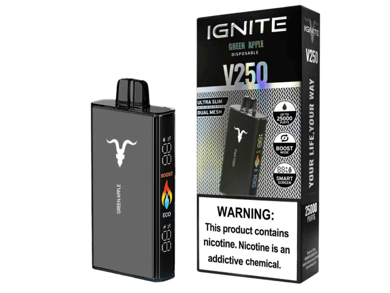 Ignite V250 Green Apple 25000 puffs