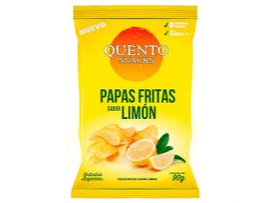 Quento Papas Fritas Sabor Limon