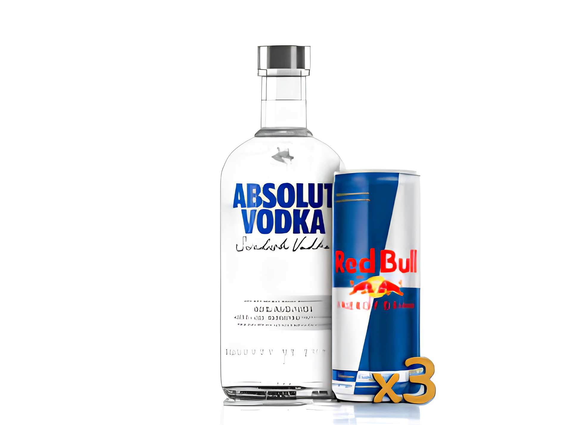 Absolut + 3 Red Bull