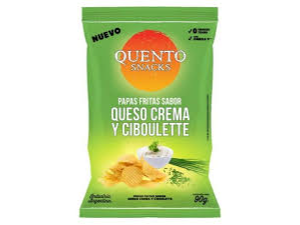 Quento Papa Fritas Crema y Ciboullette