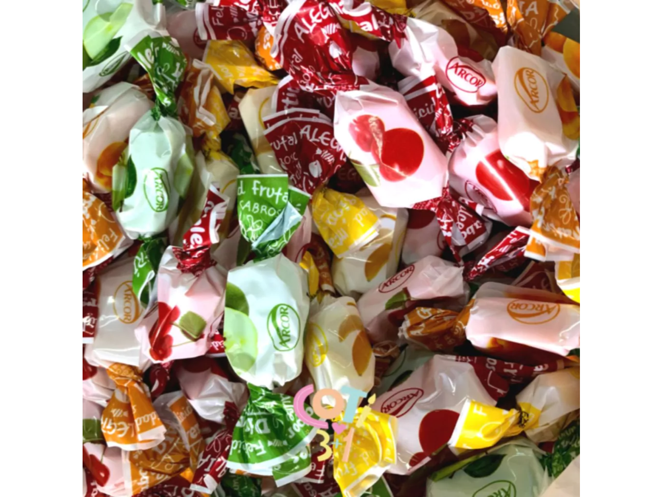 Masticables arcor- 20 unidades