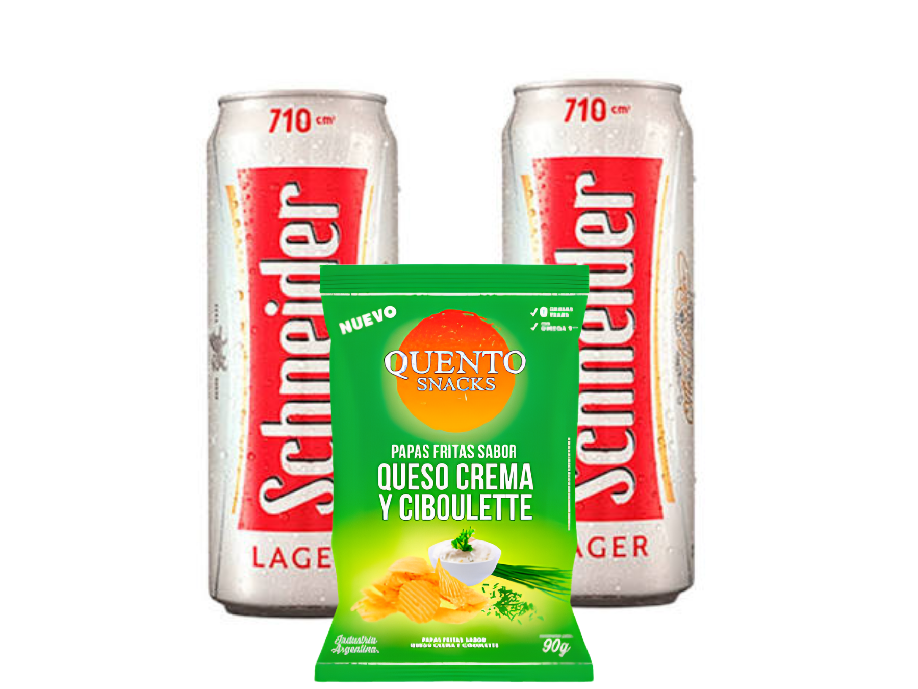 1 Quentos + 2 latones de Schneider