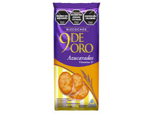 9 De Oro Azucaradas  200gr
