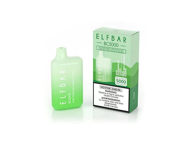 Elf Bar ( 5000 puffs ) kiwi passion fruit guava