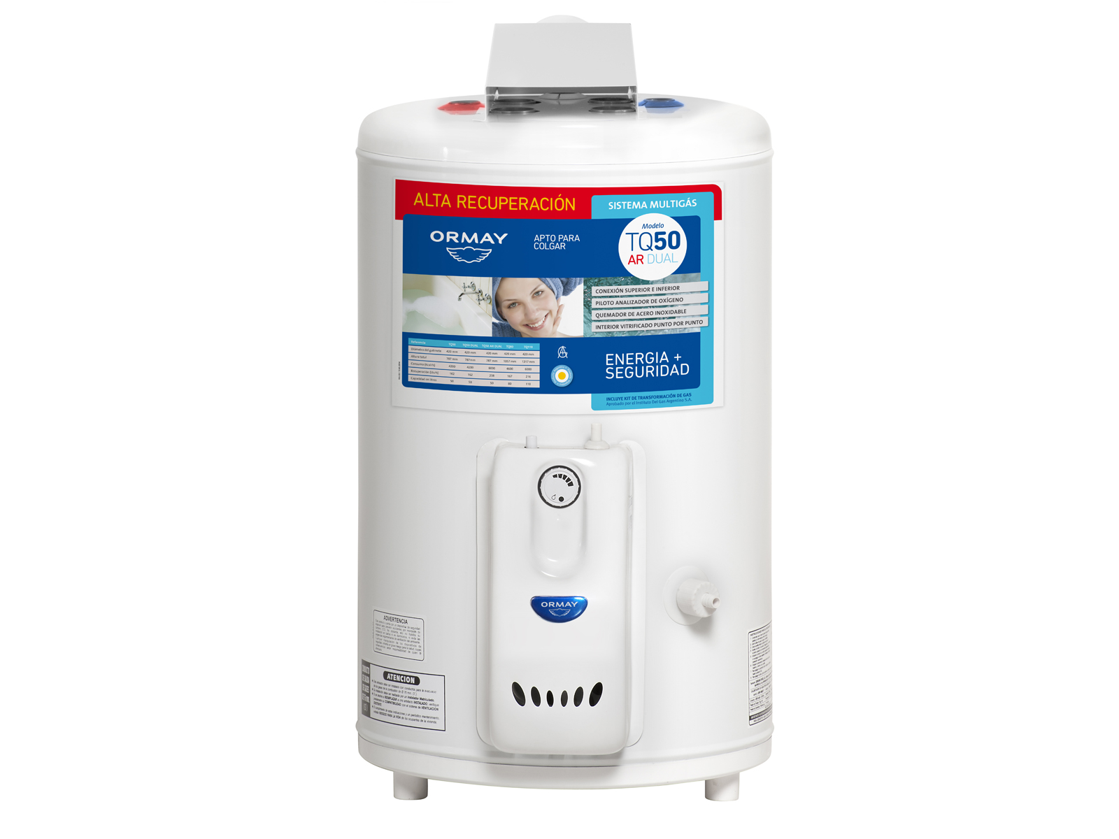 Termotanque TQ50AR DUAL