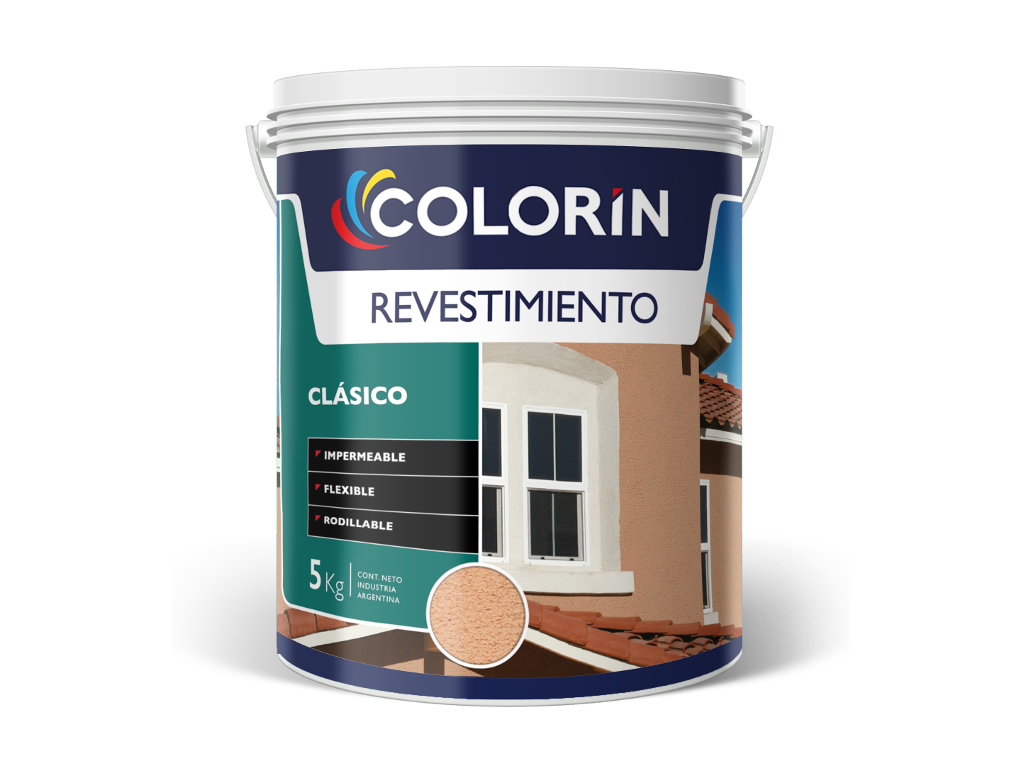 Revestimiento acrílico rodillable clásico