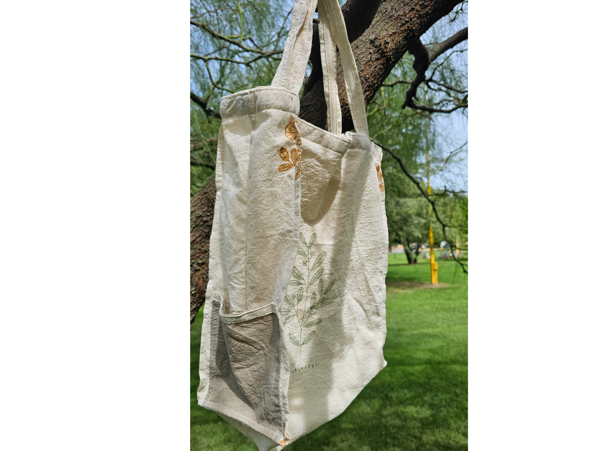 Tote con bolsillos laterales