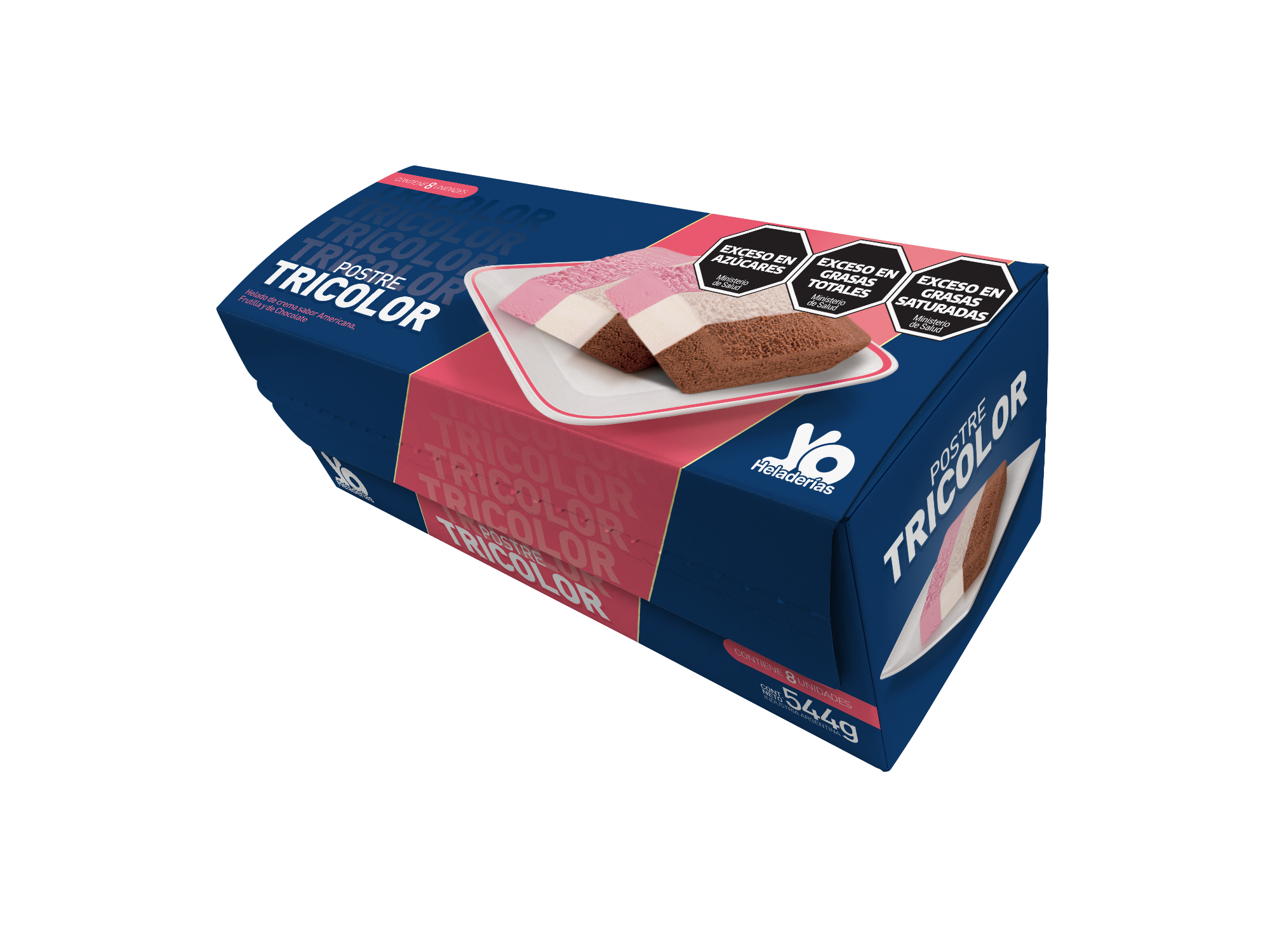 Tricolor x 8 unidades
