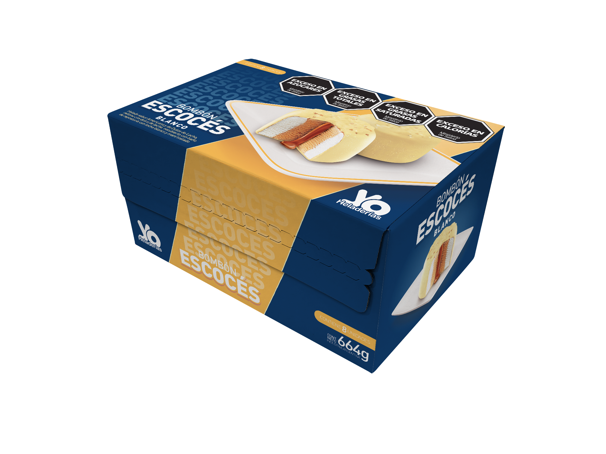 Bombon Escocés Blanco x8