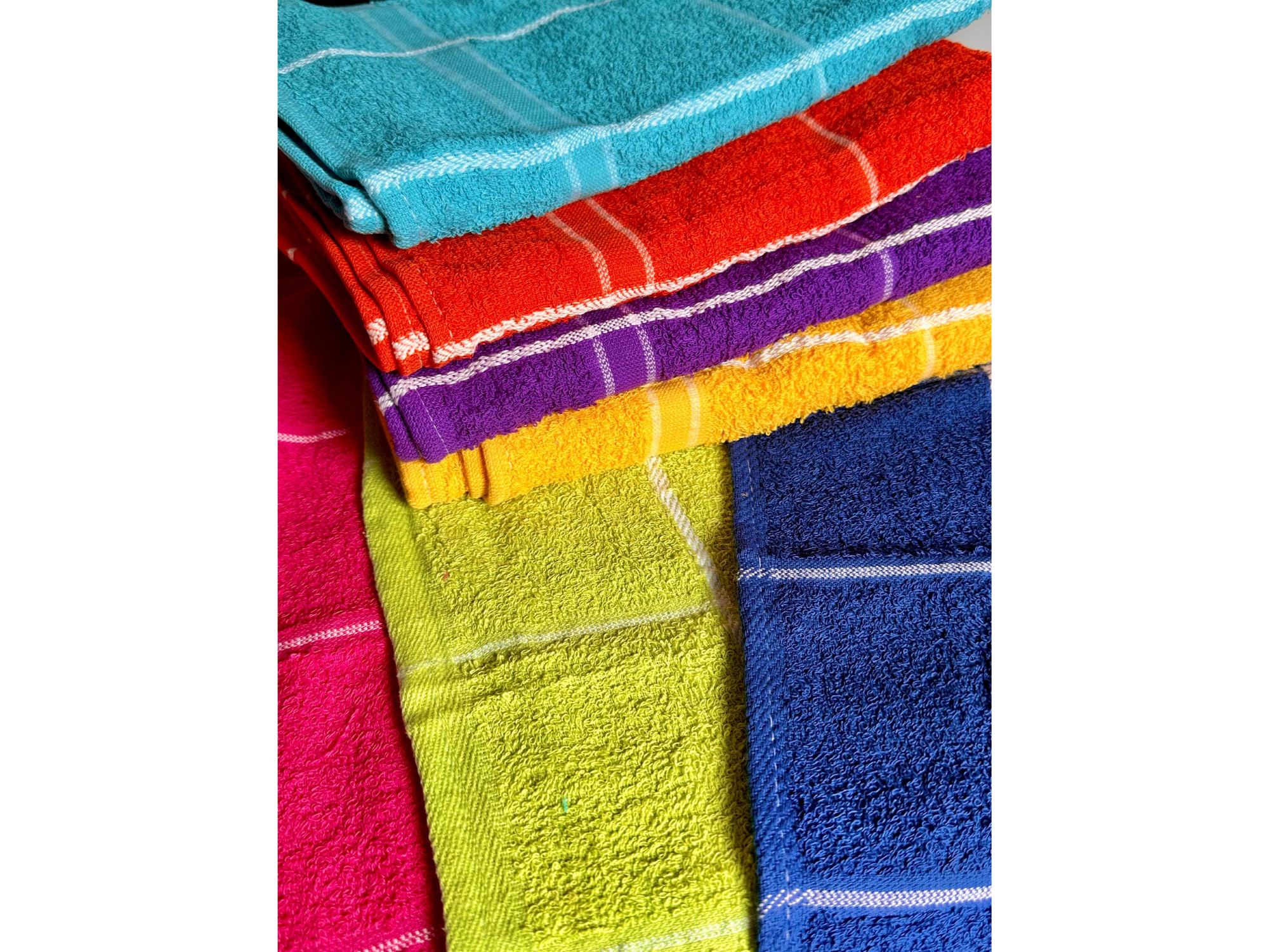 Repasador algodon Cuadros x DOCENA (Oferta)