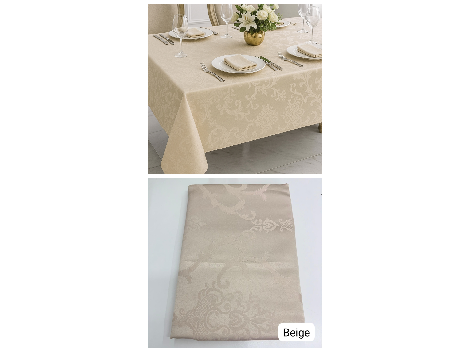 Mantel Jacquard 2.50m