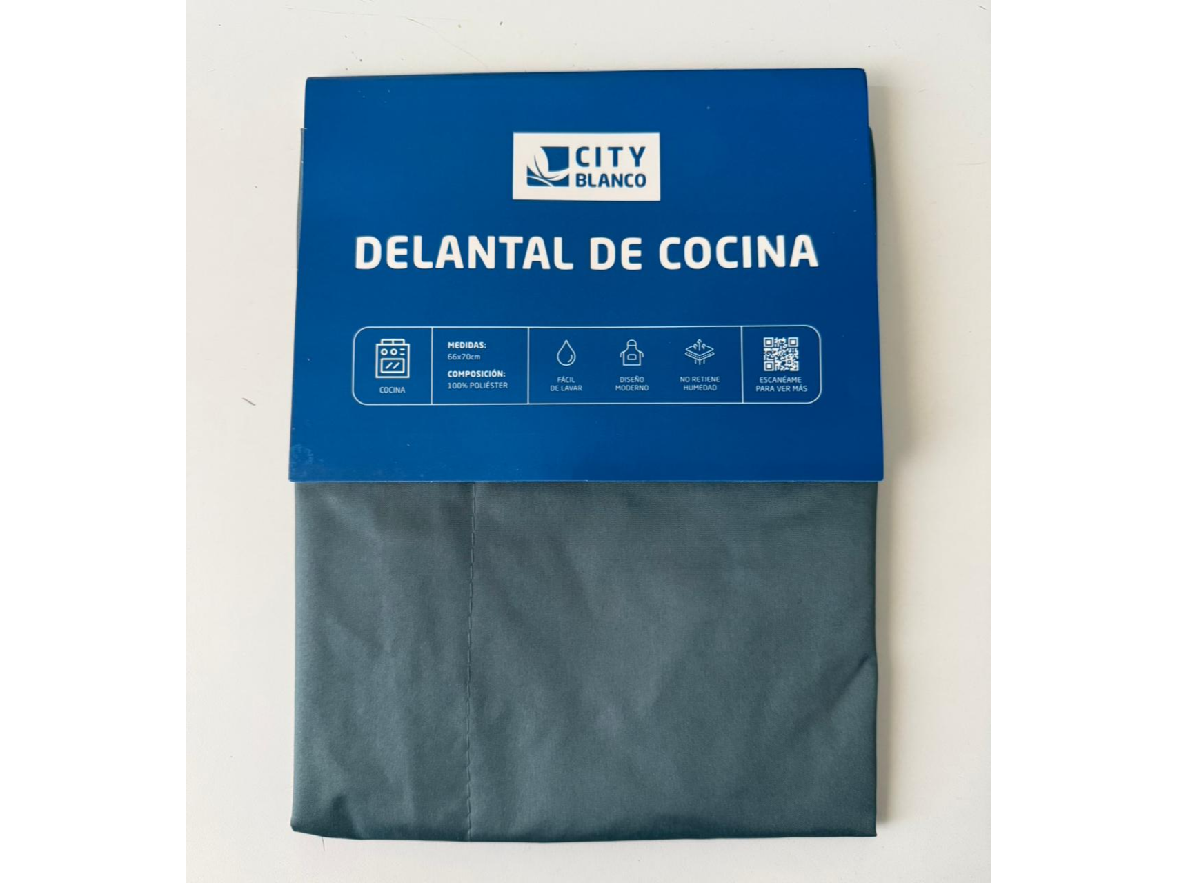 Delantal Impermeable City Blanco