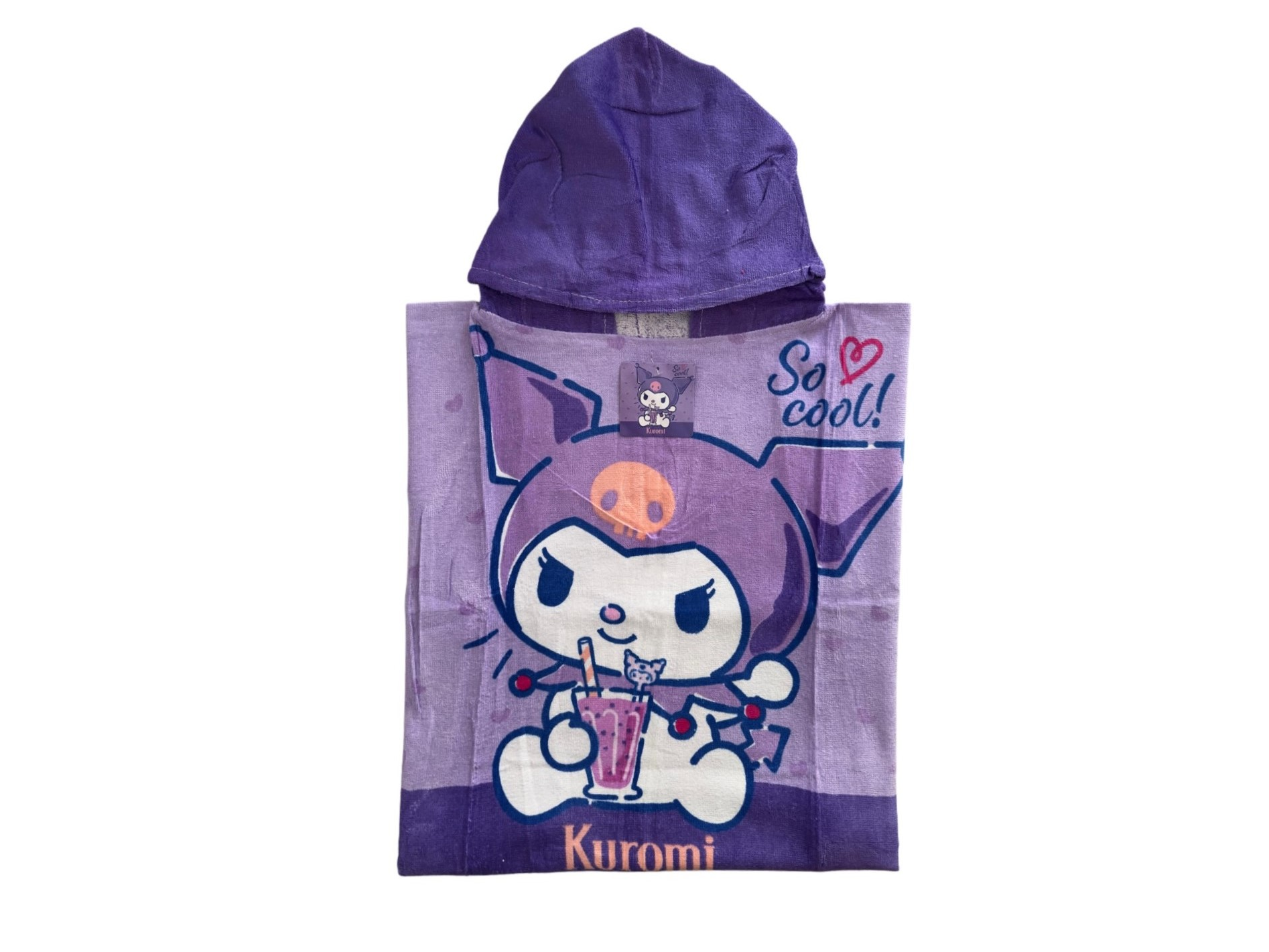 Poncho infantil algodón