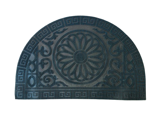 ALFOMBRA GOMA SEMICIRCULO