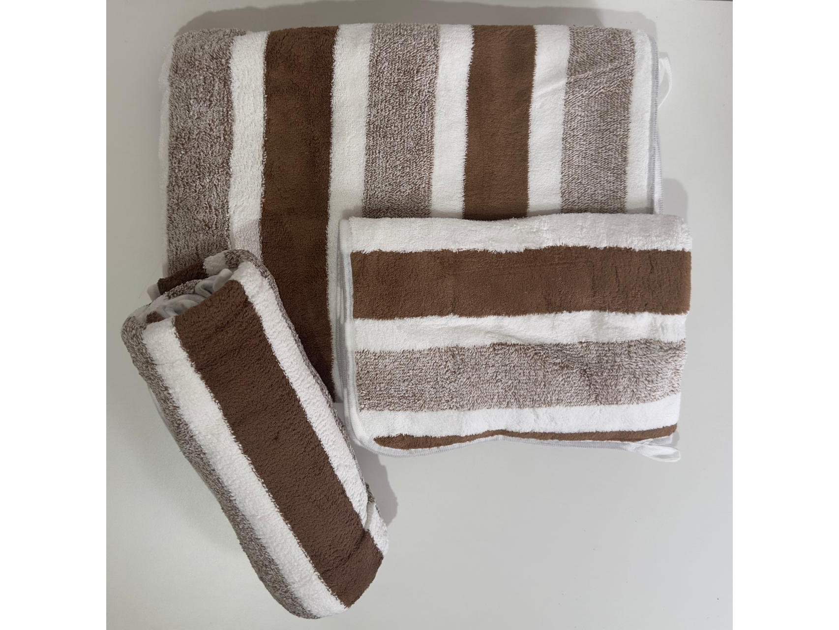 Jgo. Toallas + Toallón Secado Rápido