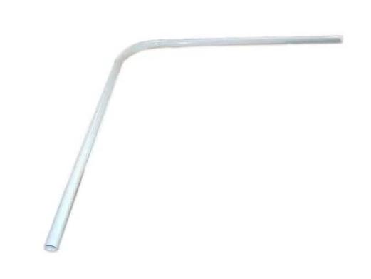 Barral Baño Curvo 0.75 x 1.75 Blanco (SIN SOPORTE)