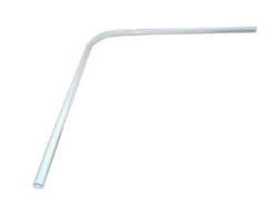 BARRAL BAÑO CURVO 0.75 X 1.75 BLANCO (SIN SOPORTE)