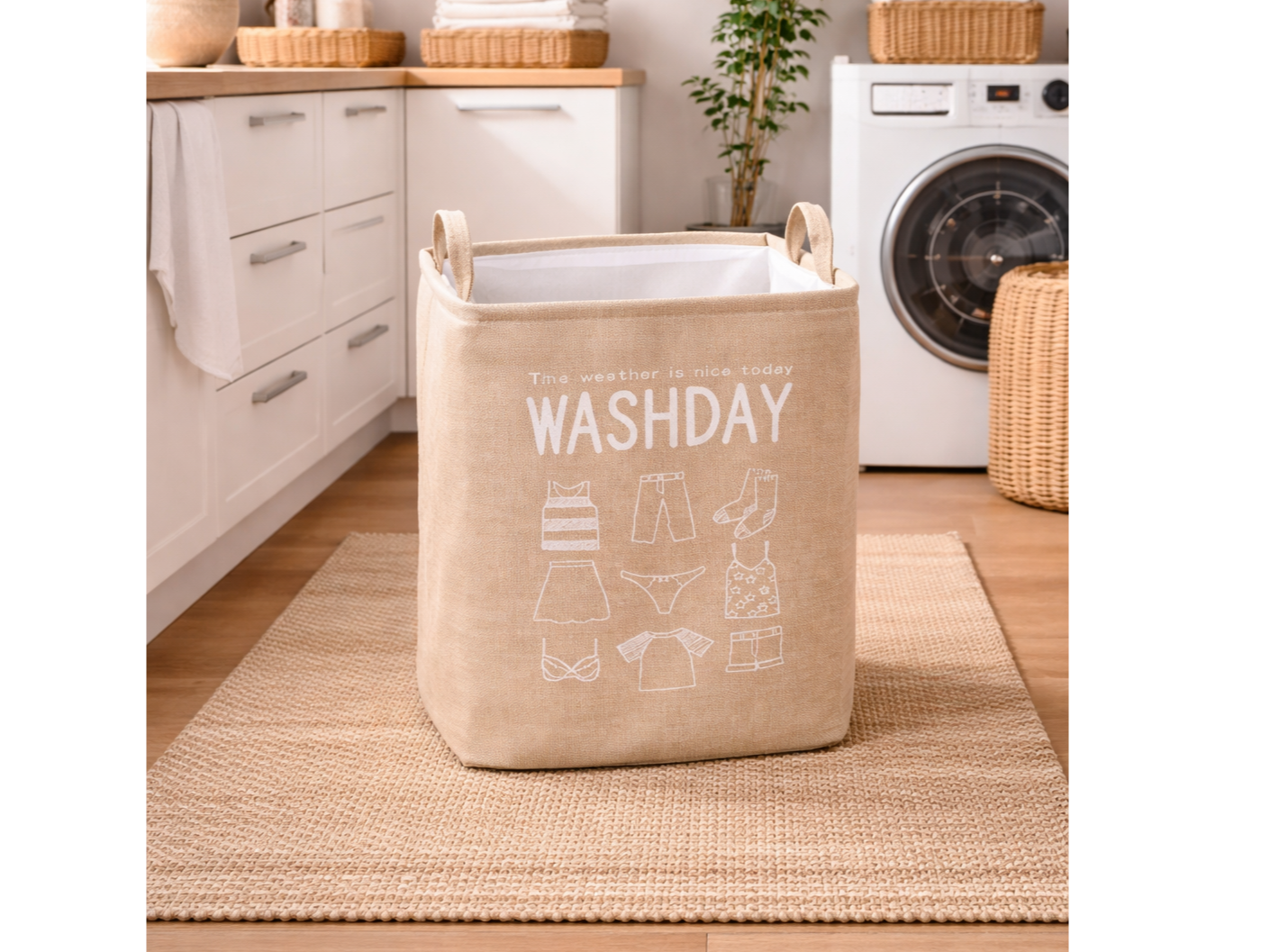 Cesto de ropa Lino