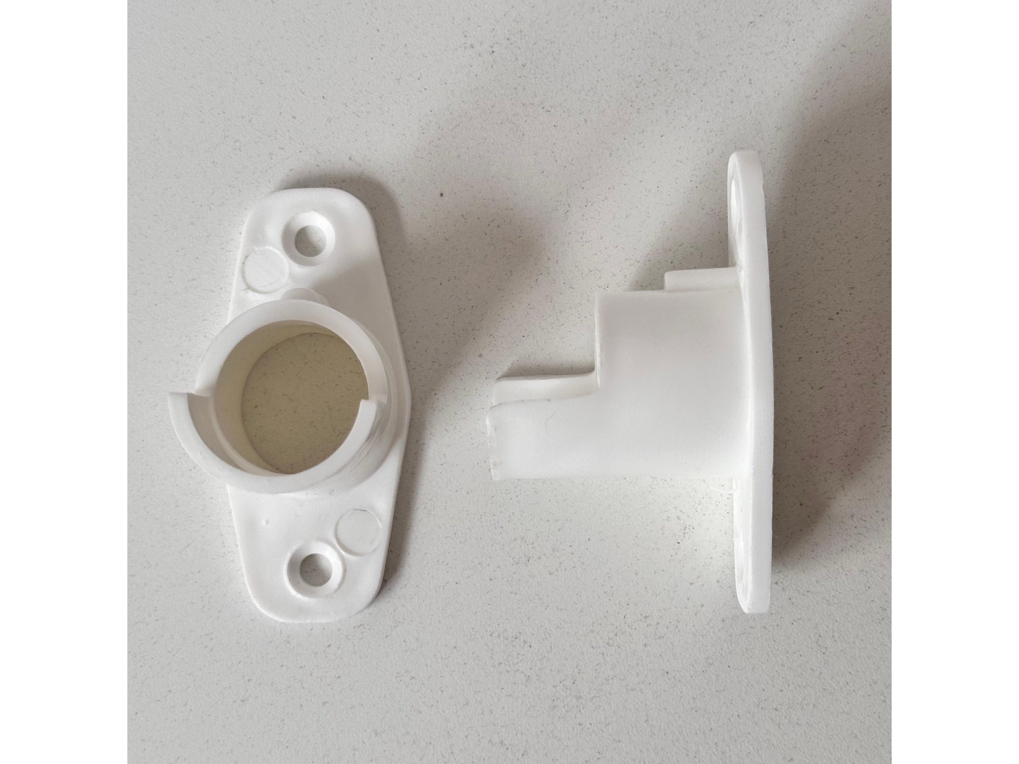 Soportes Plasticos, para barrales curvos