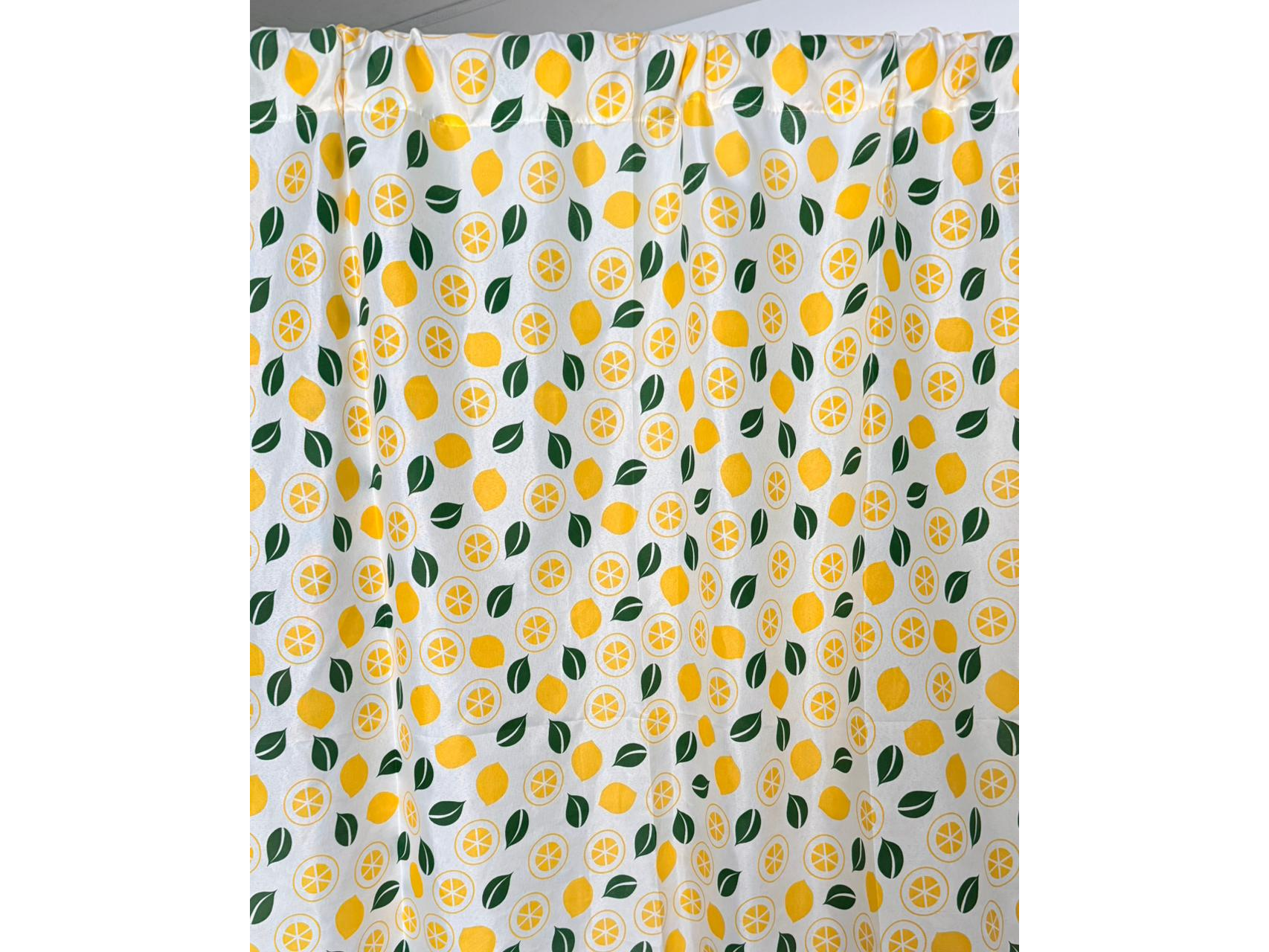 Jgo. Cortina Microfibra, para cocina