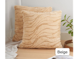 FUNDA DE ALMOHADON FELPA RAYAS