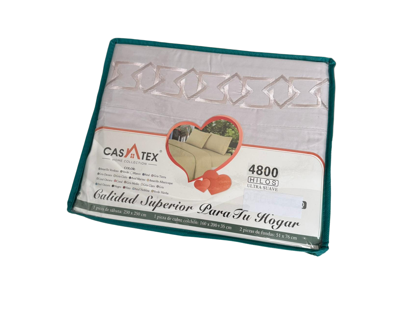 Jgo. Sábanas Casatex 1 ½ p 4800H