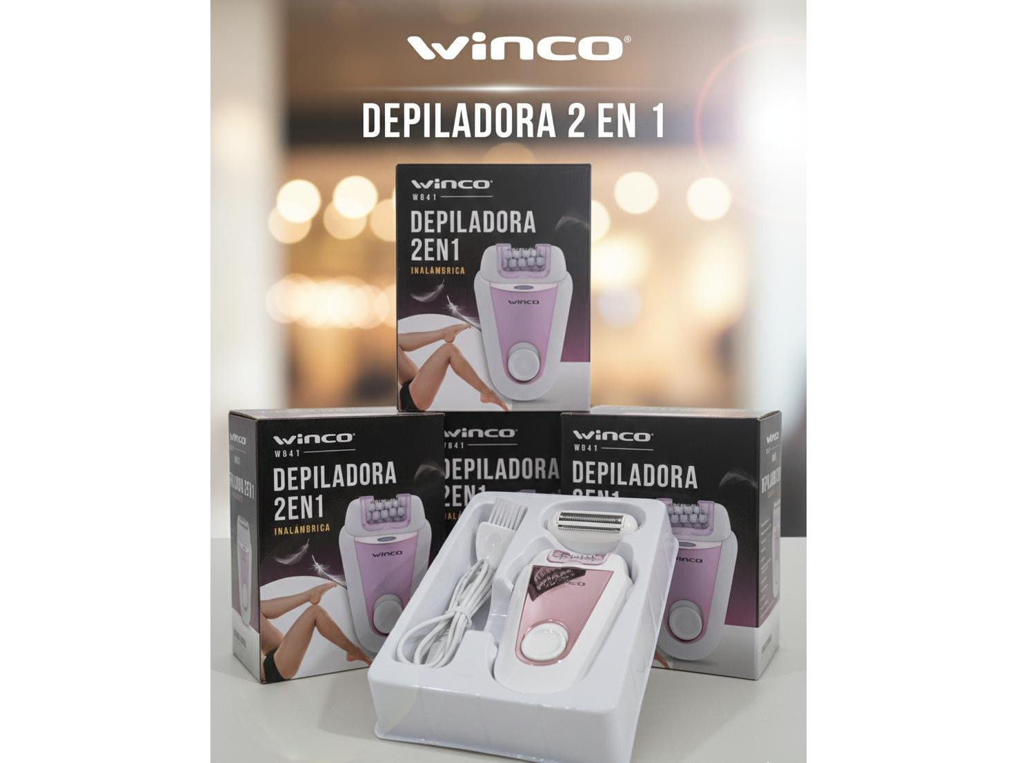 Depiladora 2 en 1