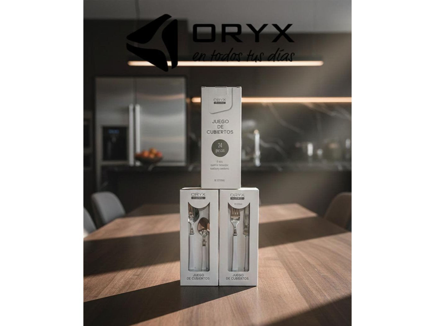 Set de cubiertos oryx 24 piezas